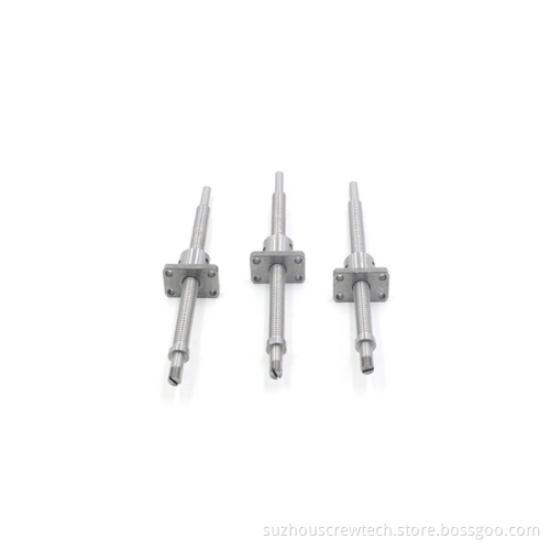 Ball screw 1002 with bi-directional thread and double nut